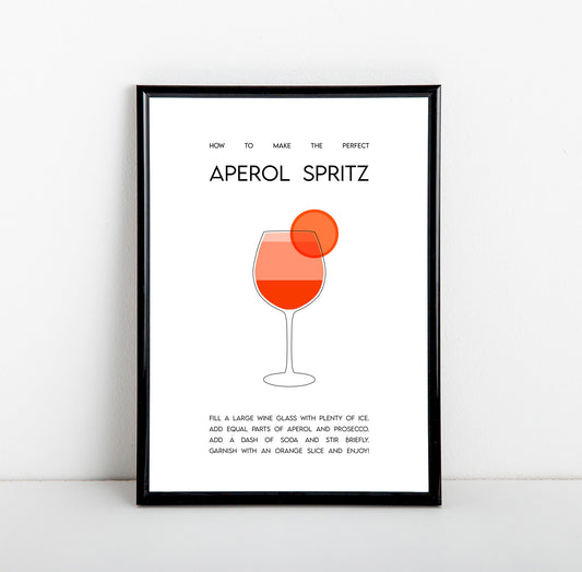 Aperol Spritz Art Print