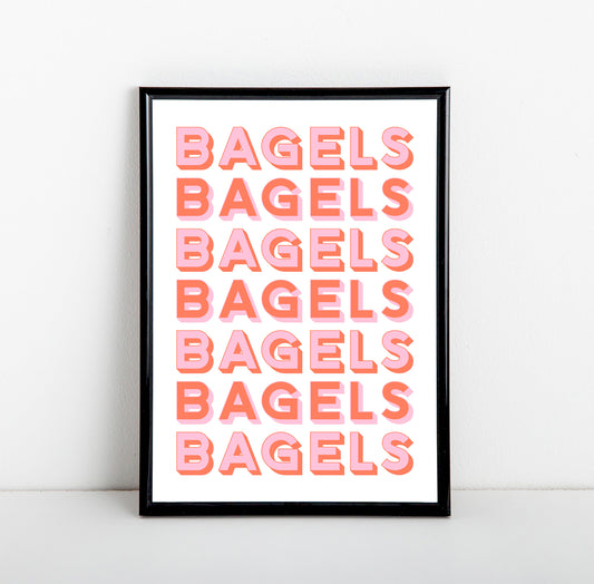 Bagels Art Print
