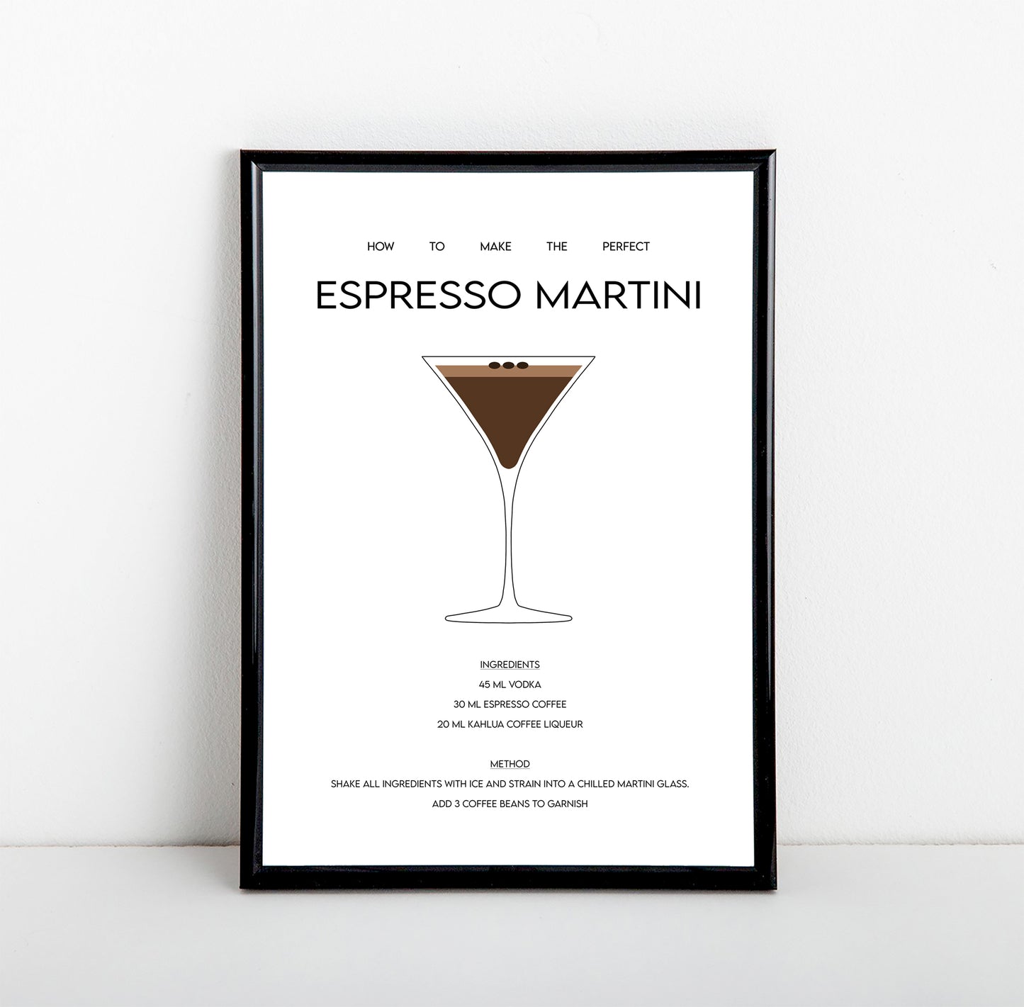 Espresso Martini Art Print