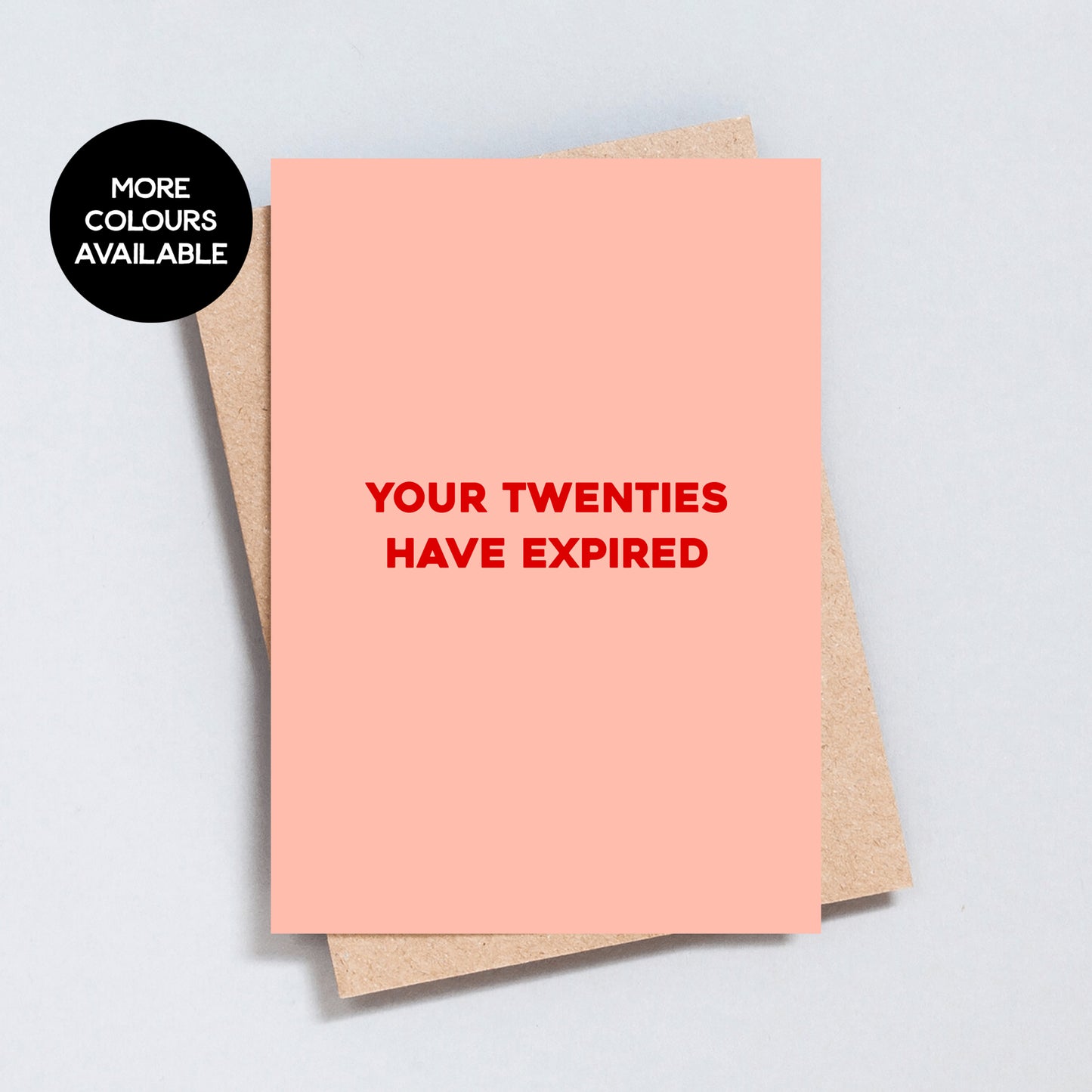 Your Twenties Have Expired, 30th Birthday Greeting Card