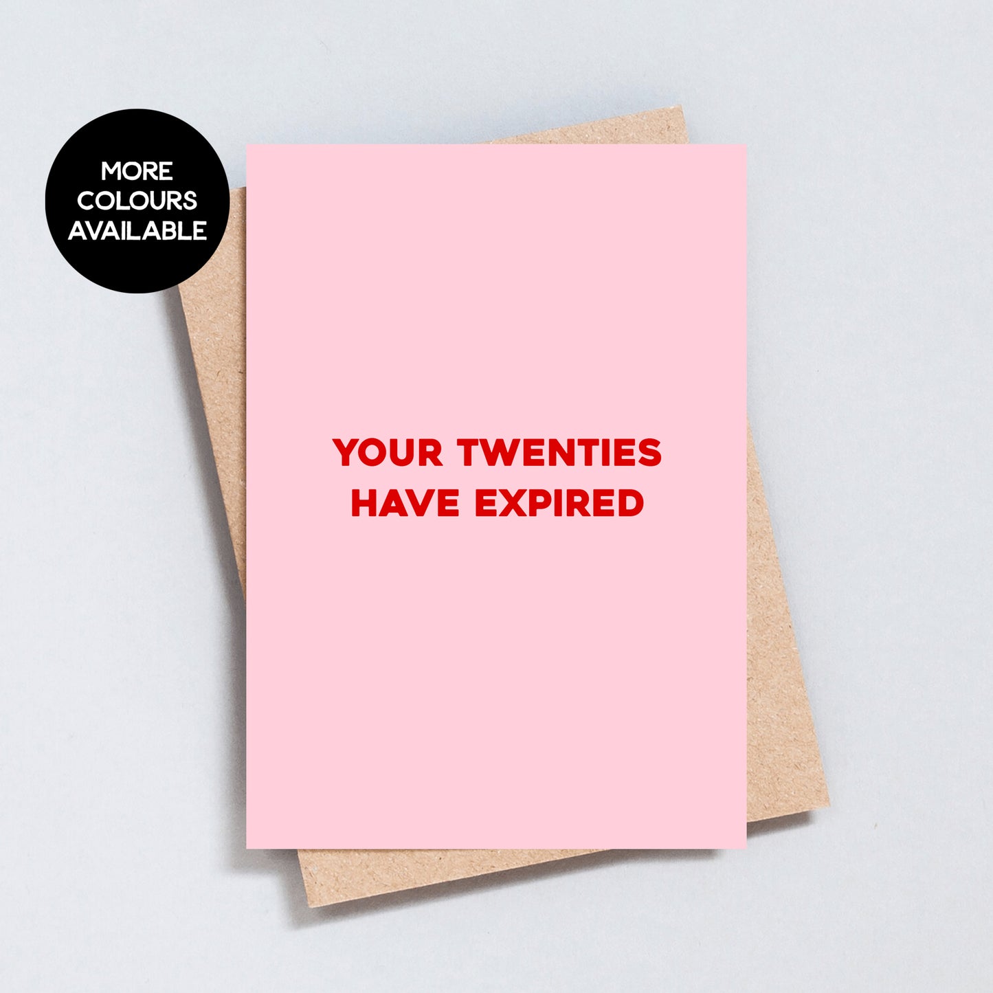 Your Twenties Have Expired, 30th Birthday Greeting Card