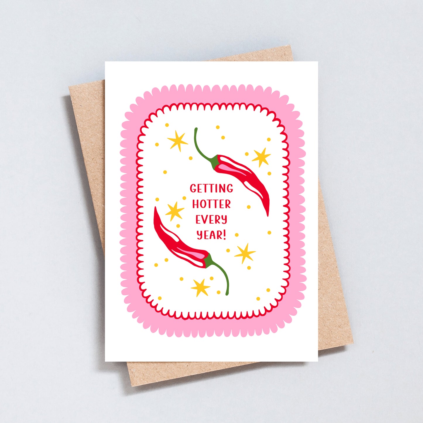 Getting Hotter Every Year Greeting Card