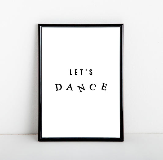Let's Dance Art Print