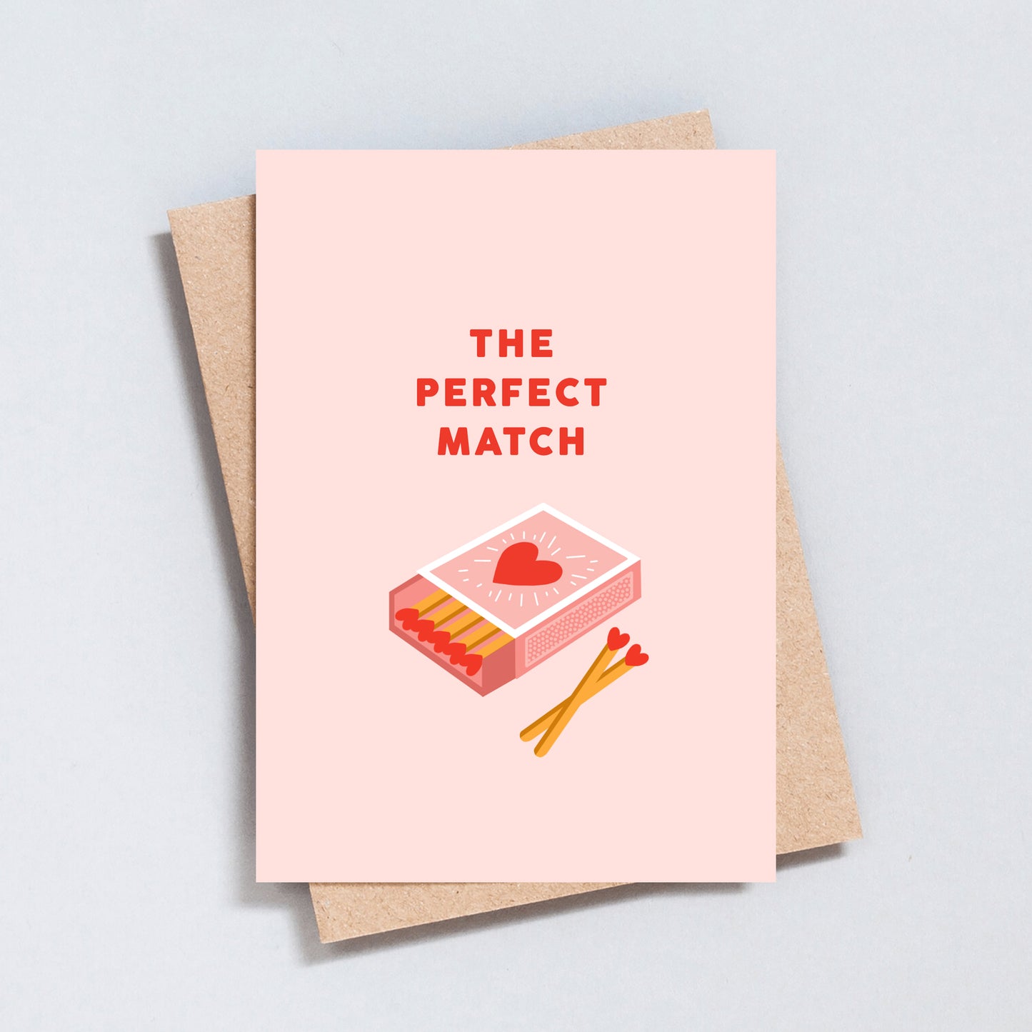 A Perfect Match, Wedding, Anniversary Greeting Card
