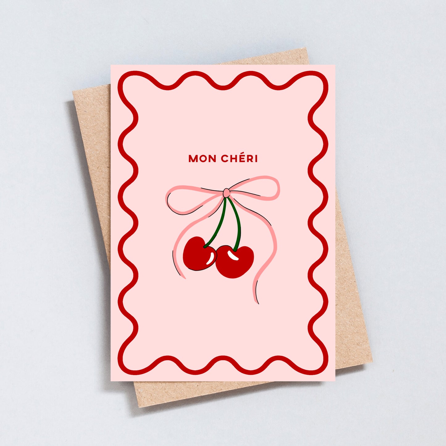 Mon Cheri Greeting Card