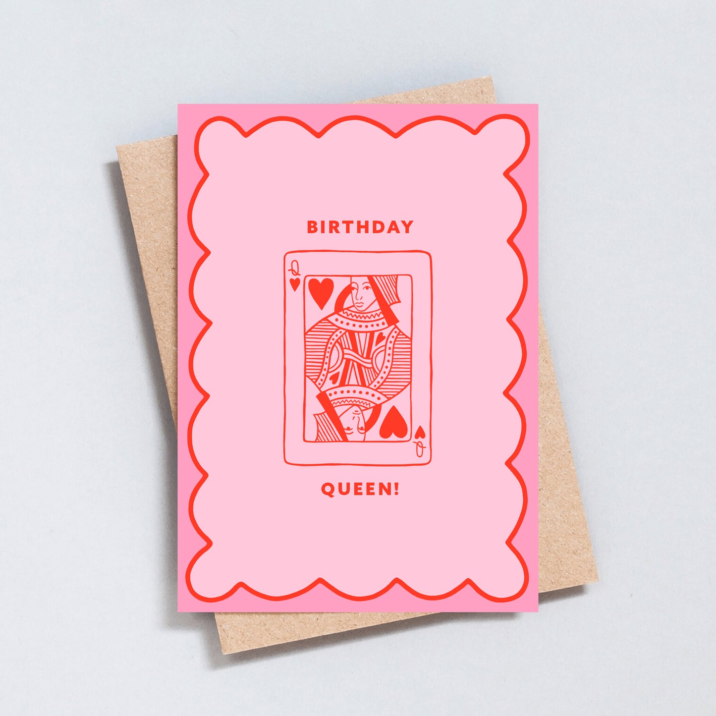 Birthday Queen Playing Card Birthday Card