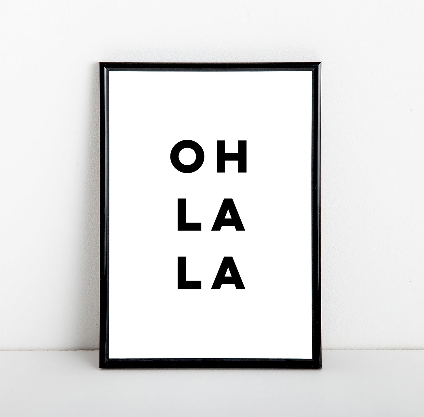 Oh La La Art Print
