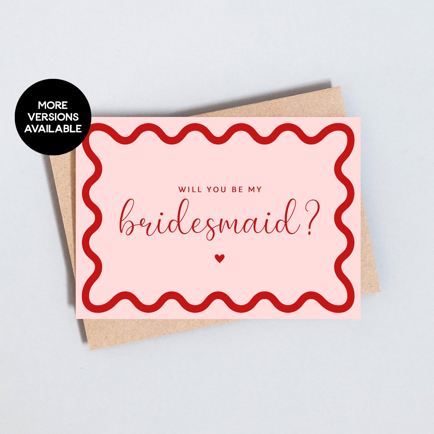 Bridesmaid Maid Of Honour / Honor Proposal Greeting Card