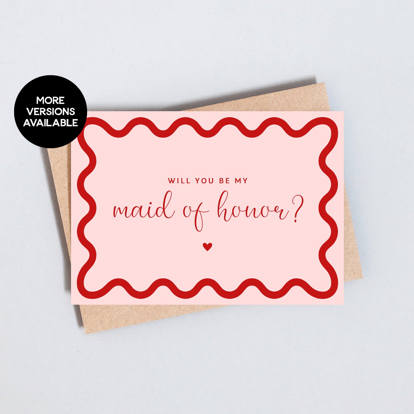 Bridesmaid Maid Of Honour / Honor Proposal Greeting Card