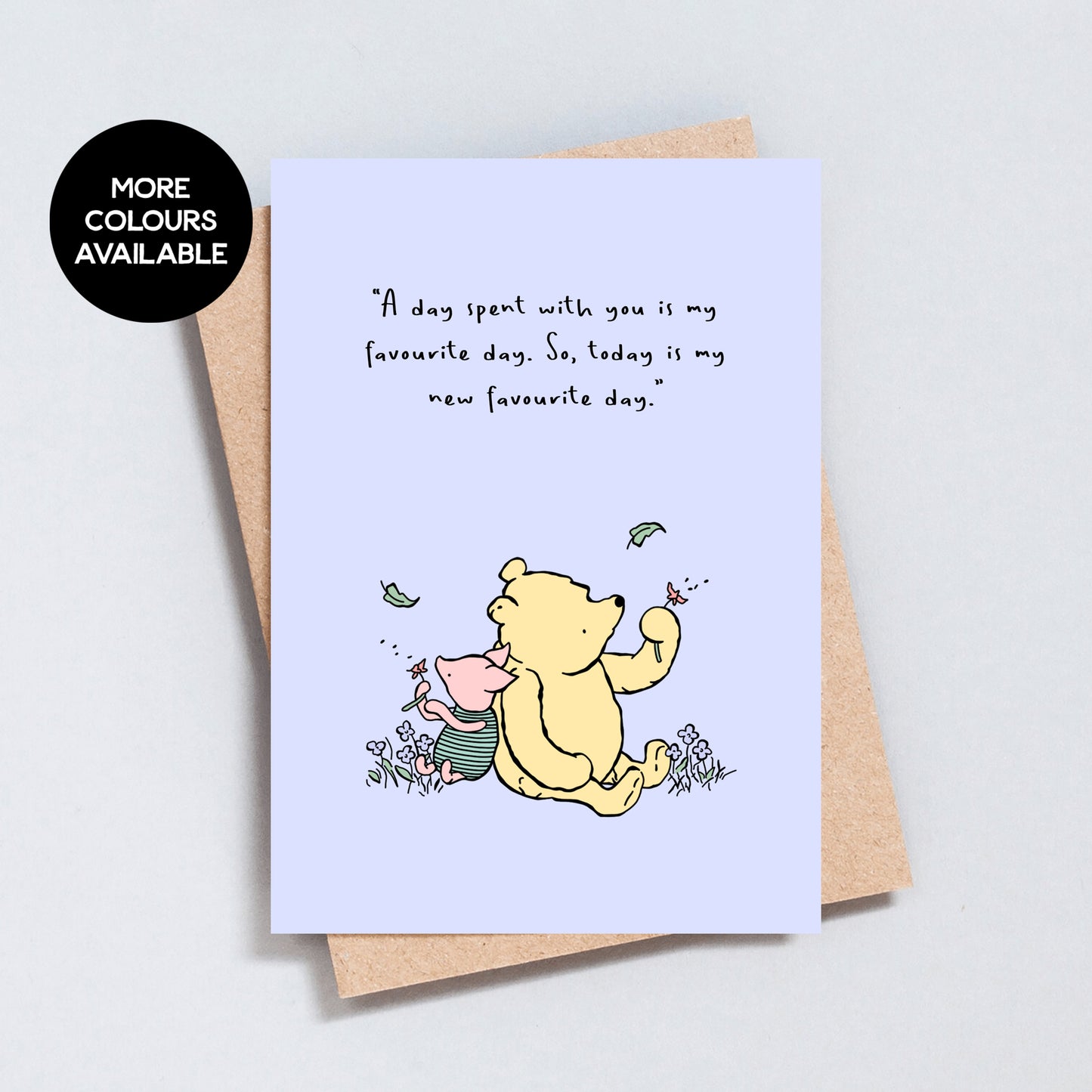 Bear Illustration Quote Card