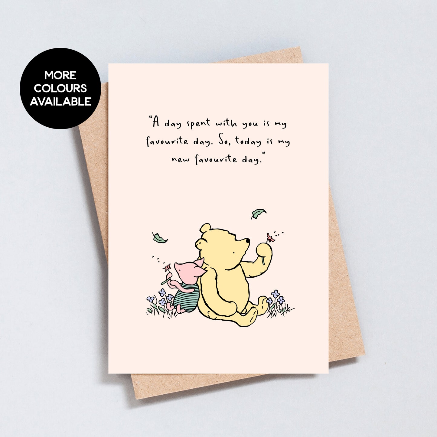 Bear Illustration Quote Card