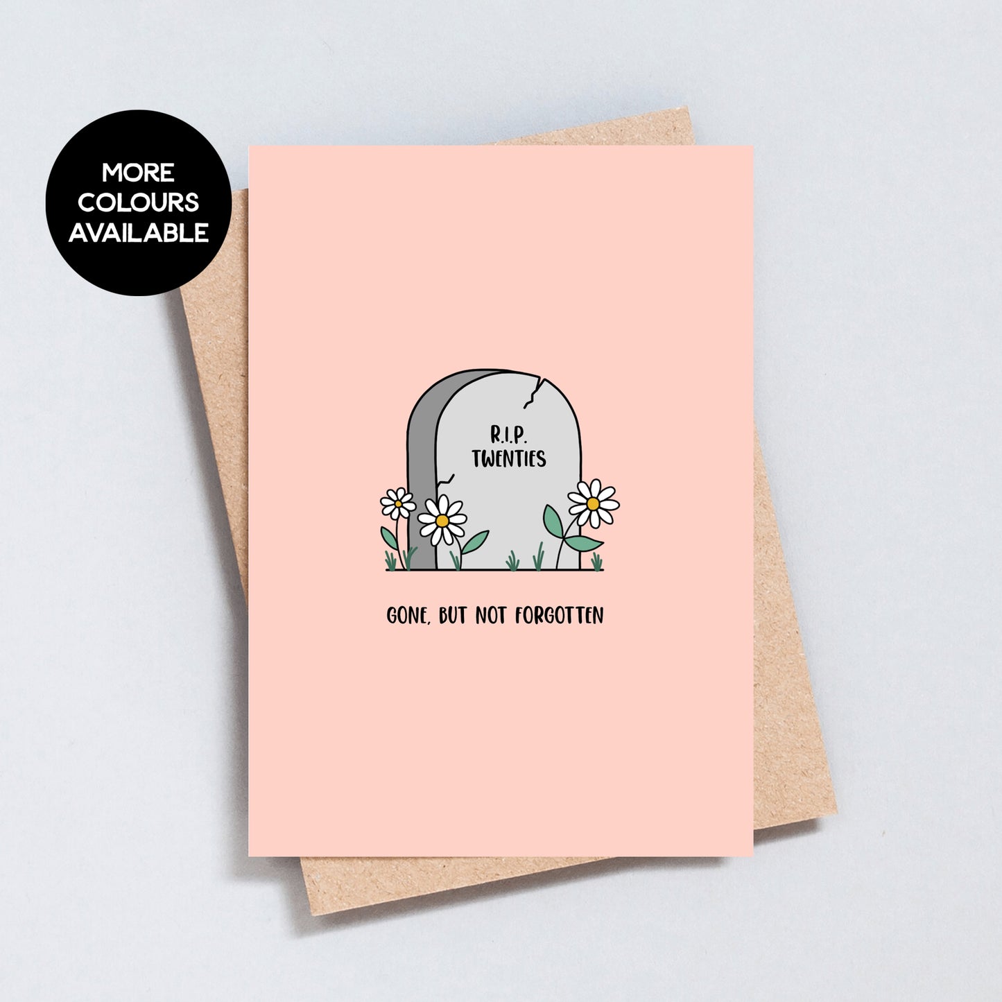 R.I.P. Twenties, Gone But Not Forgotten, 30th Birthday Greeting Card