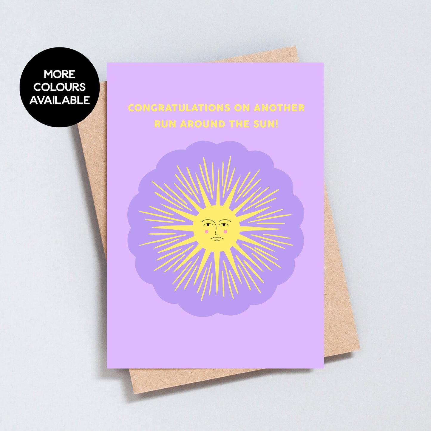 Another Run Around The Sun Birthday Card