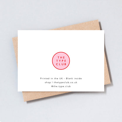 Ninety Stripe Birthday Greeting Card