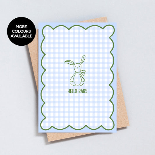Bunny New Baby Greeting Card