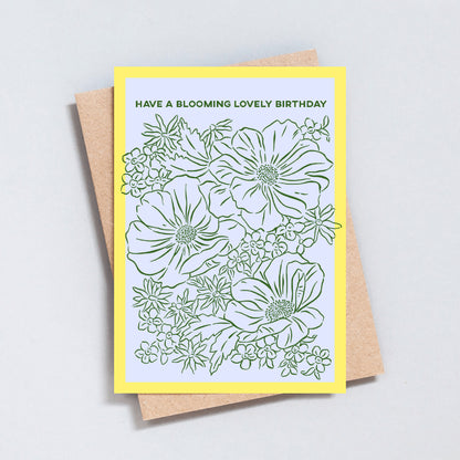Have a Blooming Lovely Birthday Greeting Card