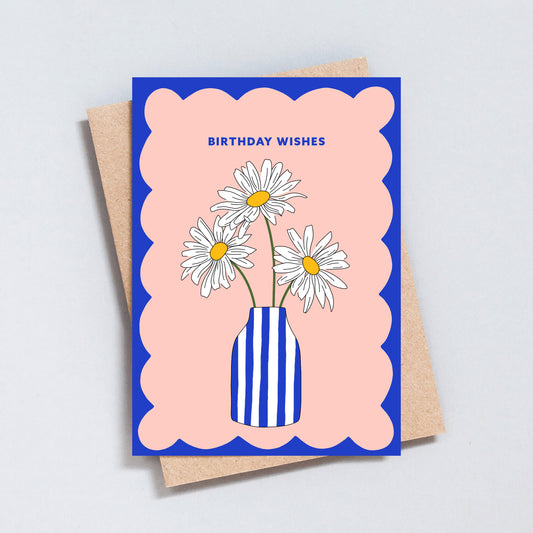 Birthday Wishes Floral Birthday Card