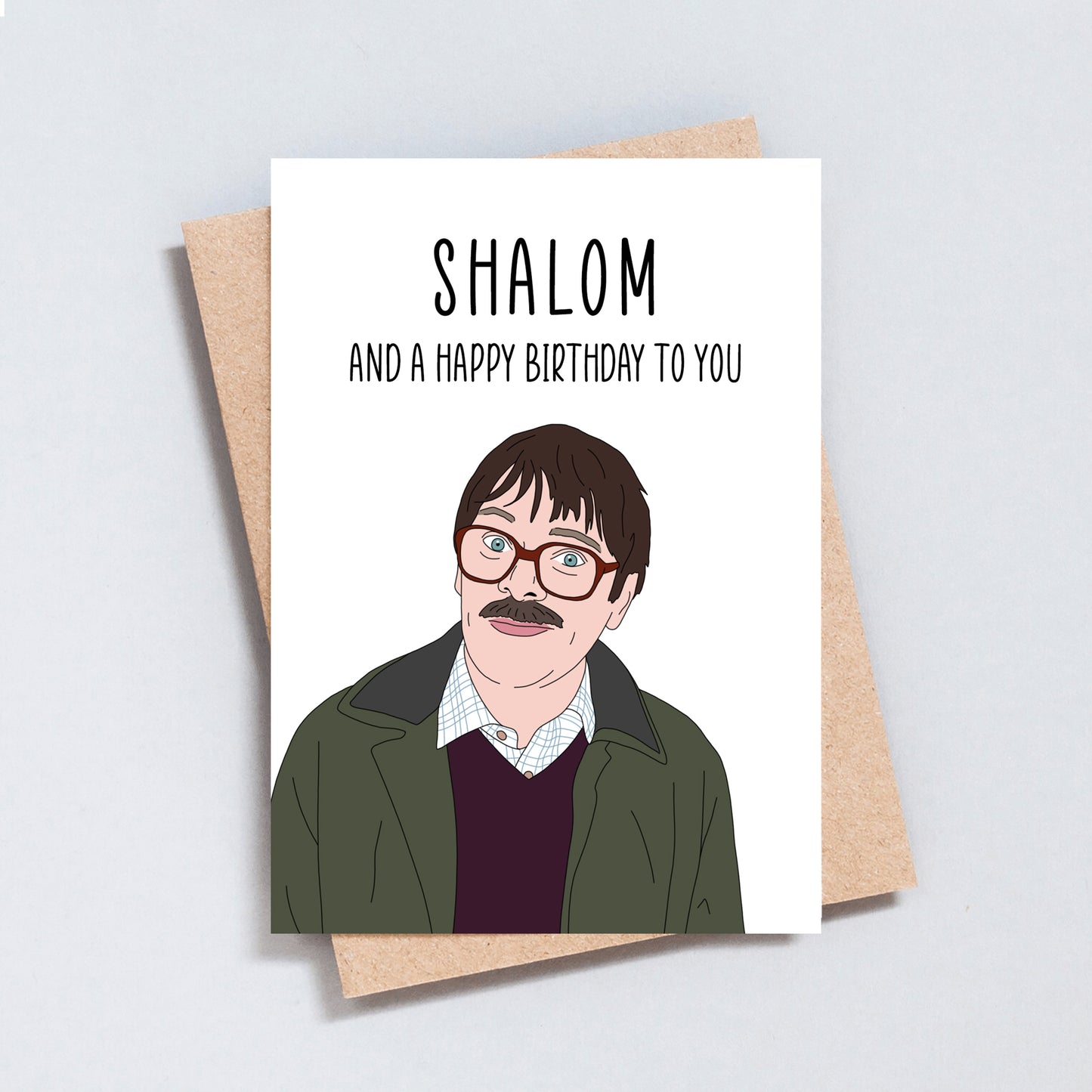 Friday Night Dinner Shalom Birthday Card